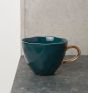Good Morning Cup Cappuccino/tea blue green