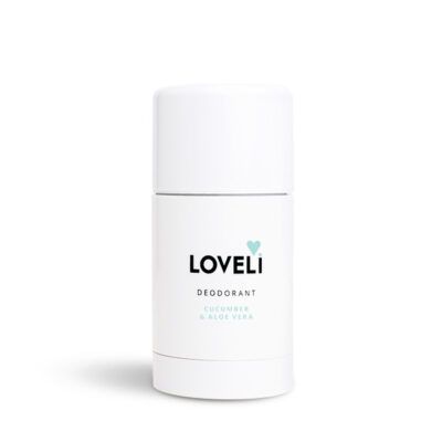 Loveli deodorant 75ml cucumber & aloe vera