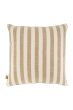 Zusss kussen hartje streep 45x45 zand/camel