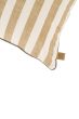 Zusss kussen hartje streep 45x45 zand/camel