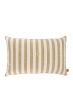 Zusss kussen hartje streep 60x35 zand/camel