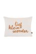 Zusss kussen lief klein wonder 25x35 wit/camel