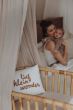 Zusss kussen lief klein wonder 25x35 wit/camel