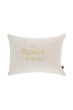 Zusss kussen lieverd 35x25cm peper en zout/goud