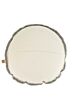 Zusss kussen rond love 45cm zand/antracietgrijs