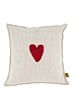 Zusss kussen rood hartje 35x35cm peper en zout