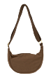  Zusss nylon fanny pack chocoladebruin