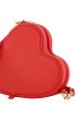 Zusss hartvormige tas vega leer rood