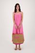 Zusss lange mousseline fel roze