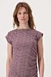 Zusss jersey jurk met grafische print