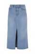Zusss denim rok met stretch lichte denim