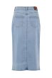 Zusss denim rok met stretch lichte denim