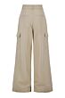 Zusss cargo broek wijd model sand