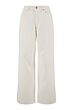 Zusss wideleg jeans gekleurd off white