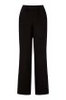Zusss linnen broek recht model zwart