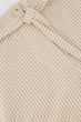 Zusss streep structuur short met strik ceintuur