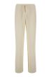 Zusss broek van crinkle stof off white