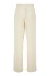 Zusss broek van crinkle stof off white