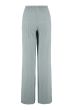 Zusss broek van crinkle stof vergrijsd blauw