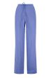 Zusss broek van crinkle stof lavenderblauw