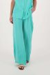 Zusss broek van modal stof turquoise