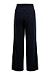  Zusss krijtstreep broek met bandplooi detail