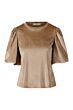 Zusss rib velour pofmouw top
