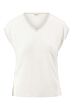 Zusss V hals top met lurex boord