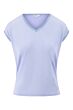 Zusss V hals top met lurex boord