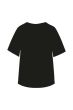 Zusss t-shirt met haak detail op mouwen zwart
