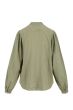 Zusss blouse in structuur lange mouw kaki