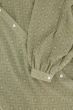 Zusss blouse in structuur lange mouw kaki