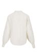Zusss blouse lange mouw structuur bloem wit