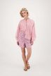 Zusss blouse lange mouw met streep multicol