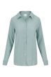 Zusss crincle blouse 3/4 mouw grijsblauw