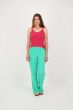 Zusss singlet gebreid in rib rood