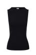 Zusss singlet met boothals zwart