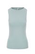 Zusss singlet met boothals grijsblauw