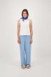 Zusss singlet ronde hals in rib off white
