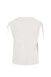 Zusss top met schouder detail strik wit
