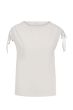 Zusss top met schouder detail strik wit