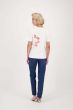 Zusss T-shirt korte mouw met print amour wit