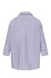 Zusss blouse 3/4 mouw in streep wit/blauw