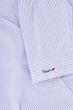Zusss blouse 3/4 mouw in streep wit/blauw