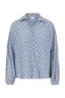 Zusss blouse lange mouw met waaierprint