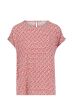 Zusss printed satin top multicolor