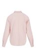 Zusss blouse streep diagonaal accent wit/roze