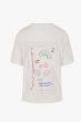 Zusss t-shirt met geplaatste print off white