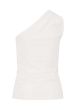 Zusss assymetrische top off white