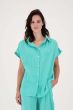 Zusss top van modal stof turquoise
